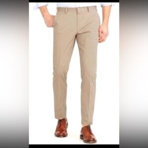 J. Crew Men's Slim Bedford Pants (2 pair) Tan & Navy W30 L32 Tags attached